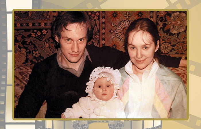 Евгений Сидихин и Татьяна Борковская с дочерью Полиной.