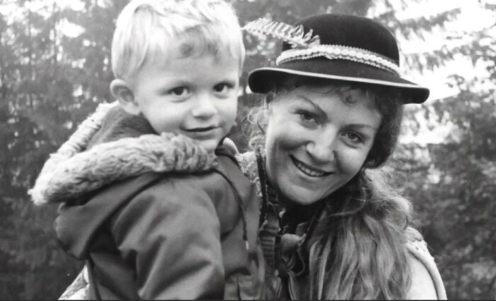 Анна Герман с сыном. / Фото: www.yandex.net