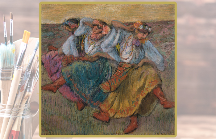 Картина из серии «Русские танцовщицы».