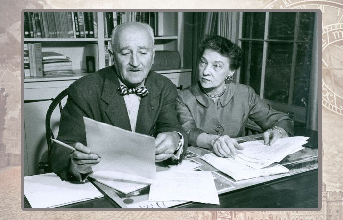 Элизабет Фридман с мужем.