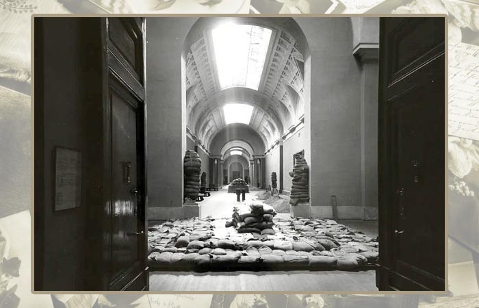 Так выглядели галереи Прадо в 1936 году.