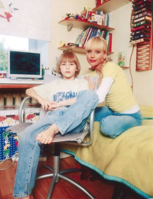 Елена Корикова с сыном. / Фото: www.irma-stream.ru