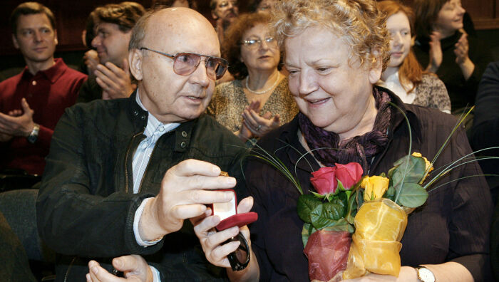  Андрей Мягков и Анастасия Вознесенская. / Фото: www.24smi.org