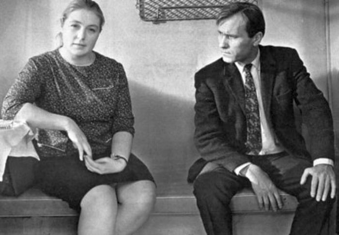 Василий Шукшин и Лидия Федосеева. / Фото: www.livejournal.com