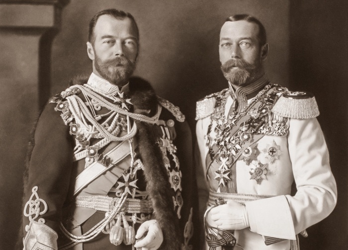 Николай 2 и Георг 5. Фото источник:factinate.com
