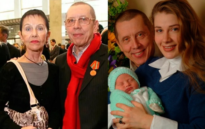 Валерий Золотухин с женой и Ириной Линдт