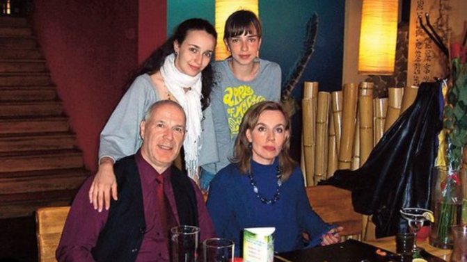 Валерия Ланская с родителями