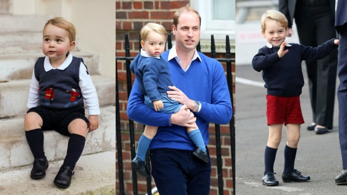 Принца Джорджа до 8 лет можно увидеть только в шортах