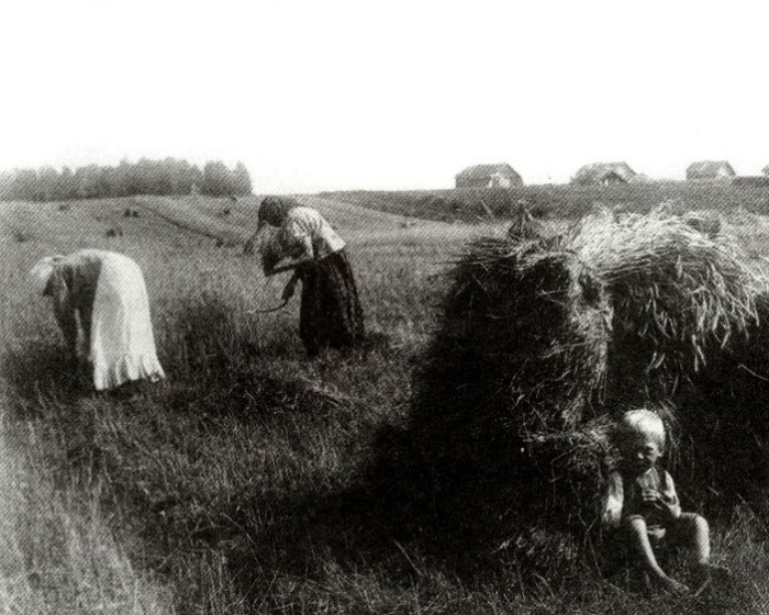 Даже работа в полях по большей мере была женской обязанностью. 