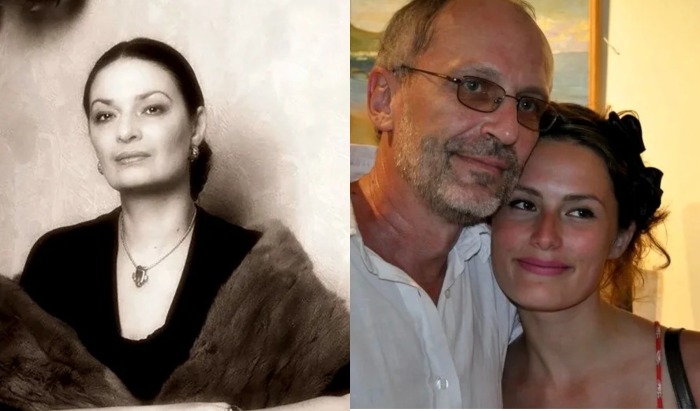 Брак с Марией Бердниковой (фото слева) был самым долгим у Гордона; на фото справа Александр с дочерью Анной