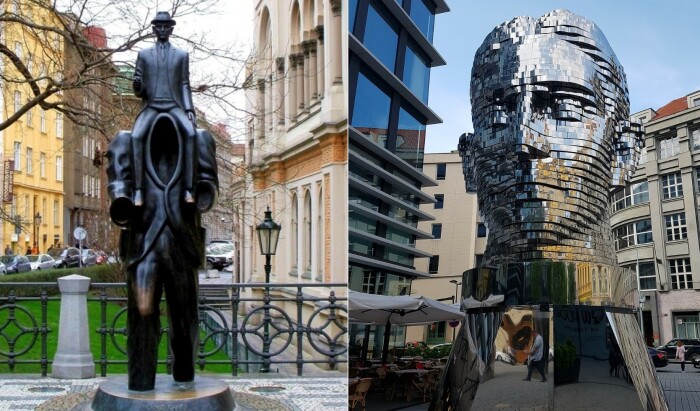 В Праге установлены несколько памятников Францу Кафке 