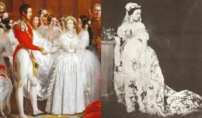 В 1840 году, в день публикации фото со свадьбы королевы Виктории, ее роскошное белоснежное платье навсегда изменило свадебную моду