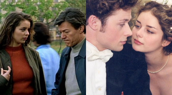 На фото слева - кадр из фильма  «Северное сияние» (с Александром Збруевым), справа - «Азазель» (с Ильей Носковым)