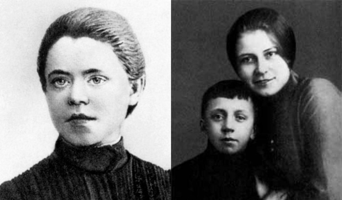 Анна Изряднова с сыном Юрием