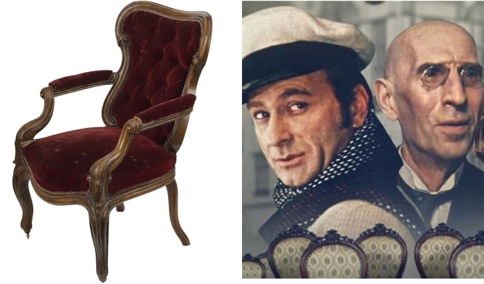 В Государственном историческом музее можно увидеть прообраз знаменитого мебельного гарнитура из фильма Леонида Гайдая «12 стульев»