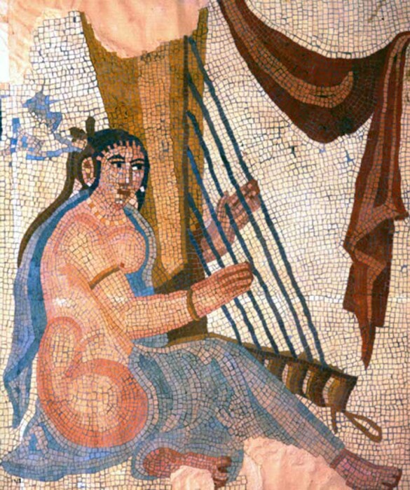 Мозаика с изображением Барсины