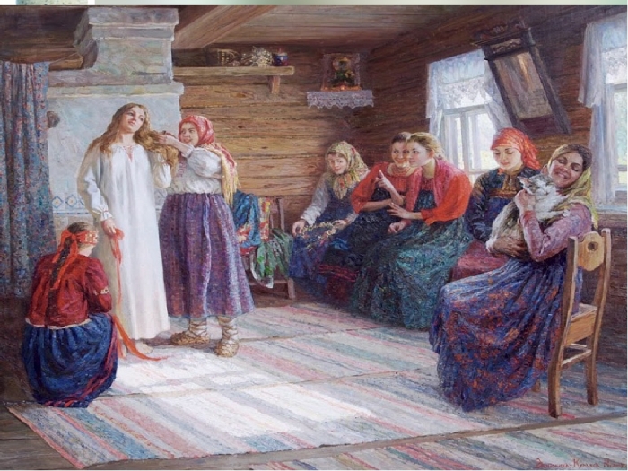 Картина Г.Г.Мясоедова «Смотрины невесты»