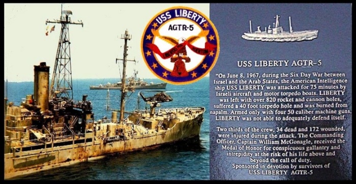 Памятный знак о трагедии USS Liberty / Фото: twitter.com