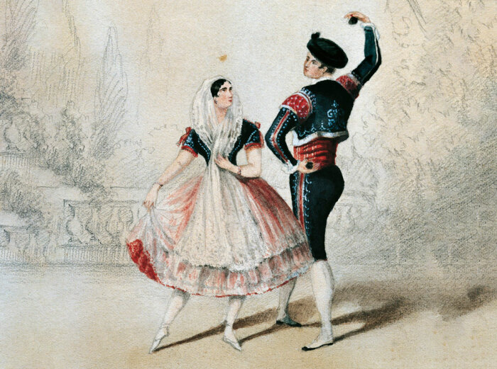 Мария Тальони и Чарльз Мюллер, 1856 год / Фото: www.marieclaire.ru