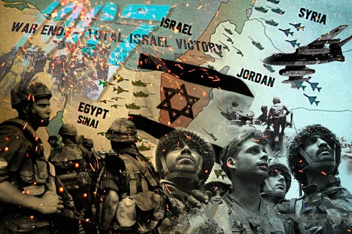 Шестидневная война. Западный пропагандистский плакат / Фото: pinterest.com
