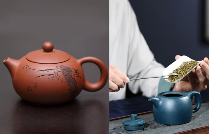 Традиционные чайники из глины.