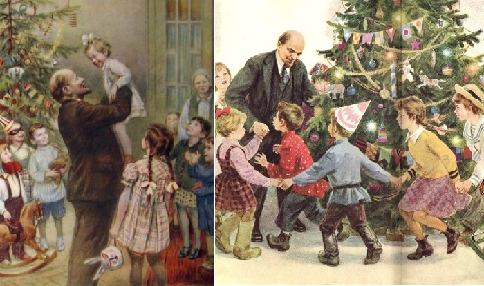 Ленин любил новогодние елки и сам был инициатором их проведения.