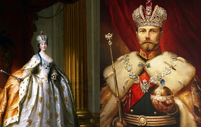 Корона Российской империи принадлежала всем представителям власти после императрицы Екатерины II.