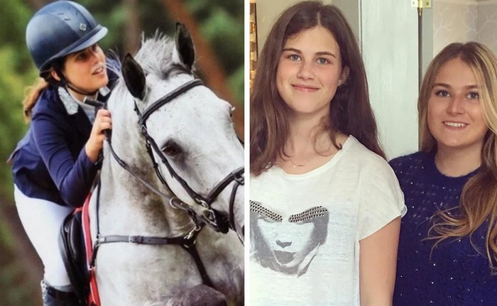 Арина Абрамович, как и сестра Софья, занимается конным спортом (конкуром).
