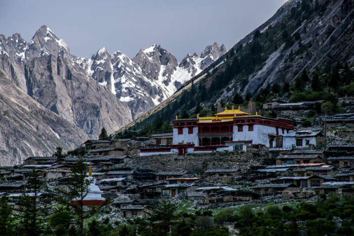 Вид на Тибет