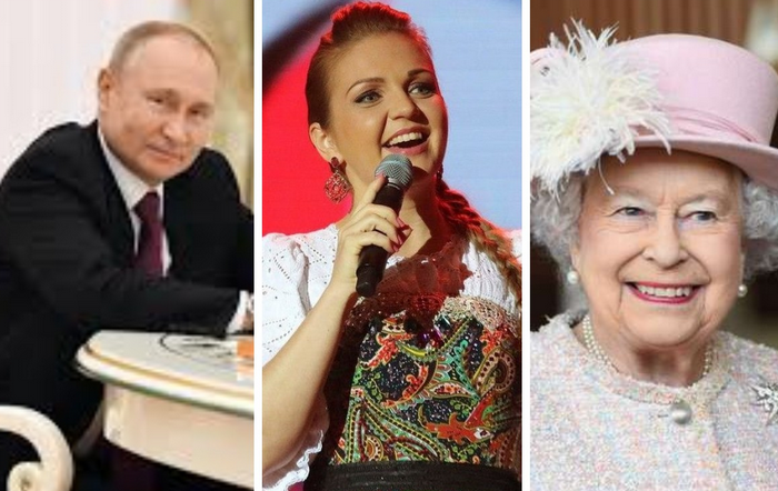 Девятова исполняла песни для королевы Елизаветы II и президента РФ Владимира Путина.