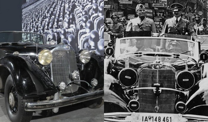 Одним из автомобилей Адольфа Гитлера был Mercedes-Benz 770, но его личный автопарк был огромен.