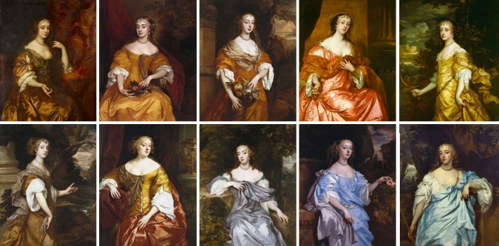 Использование шаблонных форм делало большинство портретов XVII века очень похожими.