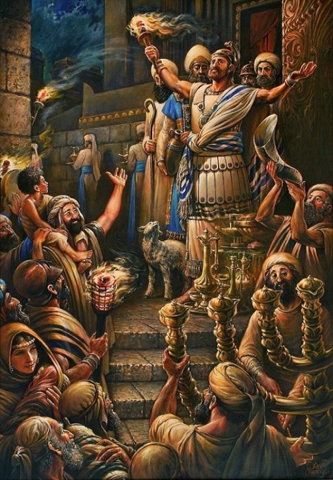 Иудеи празднуют победу в восстании против Рима / Источник: twitter.com