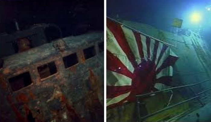 Когда глубоководный аппарат Мир опустили в месте находки лодки, подтвердили, что это действительно японская субмарина I-52.