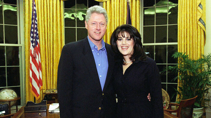 Моника Левински и Билл Клинтон, февраль, 1997 г. / Фото: bbc.com