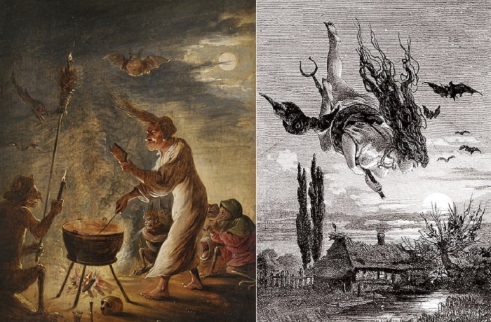 Ведьм во всей Европе суеверные люди представляли примерно одинаково.