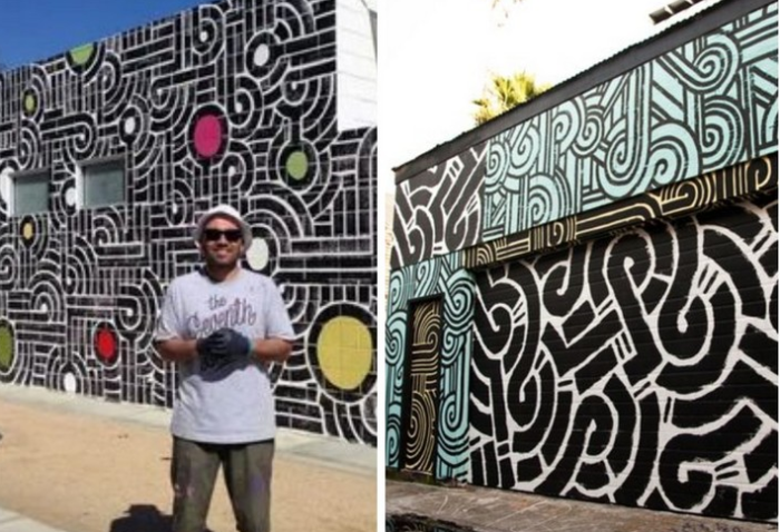 Работы Арона де Ла Круза заметно отличаются от уличных граффити.