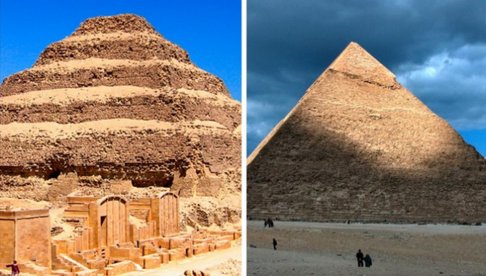 Самые известные пирамидами - это Джосера и Хеопса.