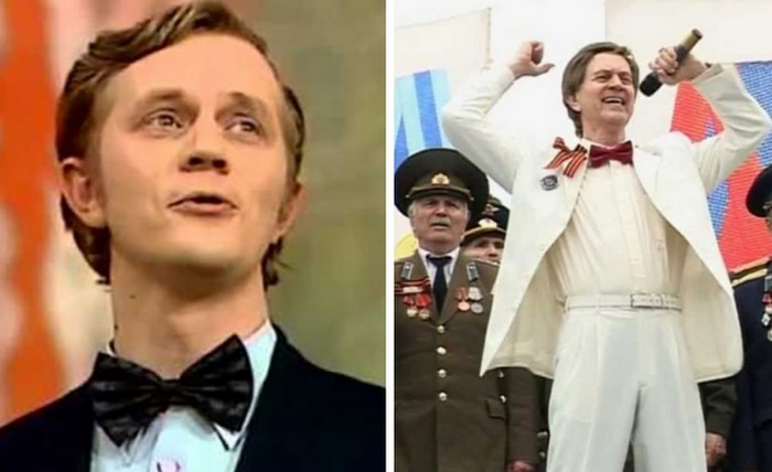 Оперный певец Леонид Сметанников впервые спел песню День Победы на передаче Голубой огонек.
