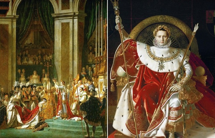 Церемония коронации Наполеона I.
