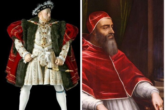  Папа Римский Климент VII не разрешил аннулировать брак Генриха VIII и Екатерины Арагонской.