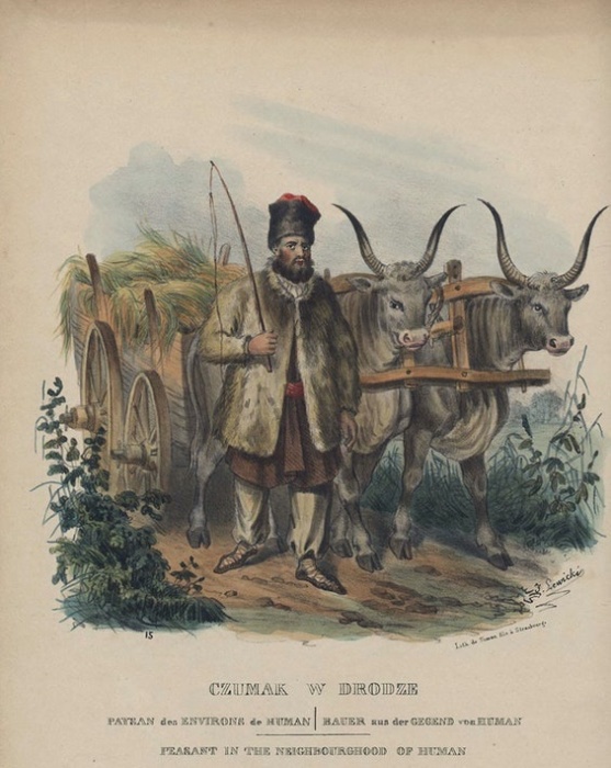 Ян Левицкий, «Чумак из Умани», примерно 1841 год. / Фото: wbc.poznan.pl