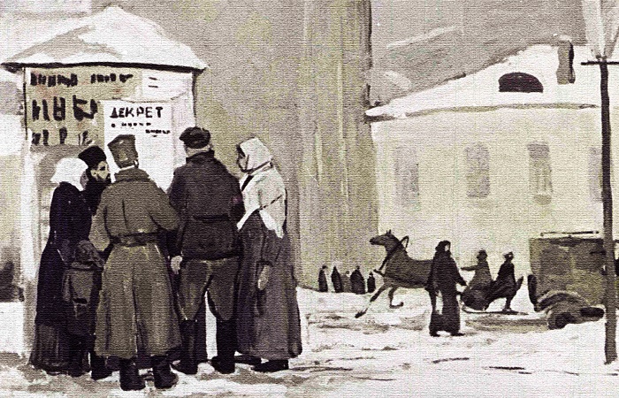 Первые декреты большевиков были написаны и опубликованы на русском языке / Фото: rbth.com