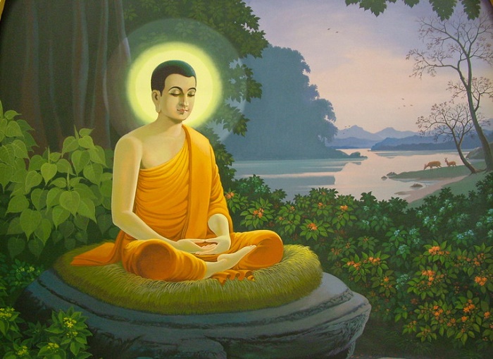 Будда Шакьямуни, достигший просветления / Фото: veggiepeople.org