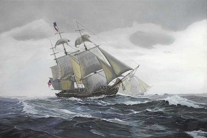 Американский парусный фрегат начала XIX века / Фото: bbc.com