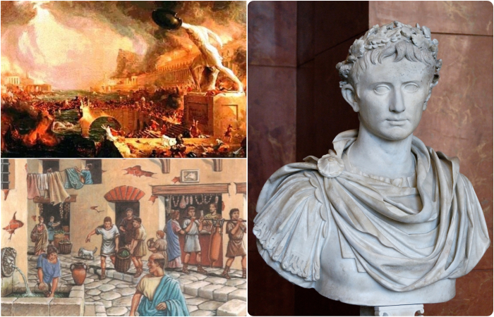 Октавиан Август так боялся повторить судьбу Юлия Цезаря, что всячески подчеркивал равенство между собой и Сенатом.
