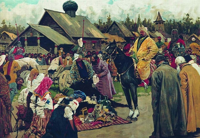 Картина Сергея Иванова «Баскаки», 1909 год / Фото: expresstorussia.com