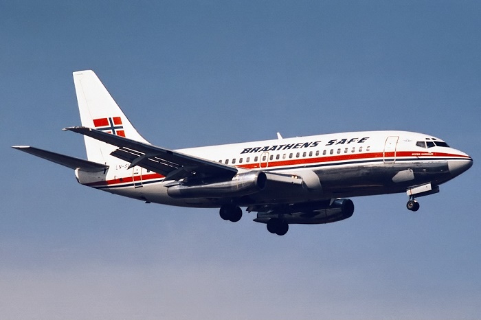 Пассажирский Boeing 737-205 авиакомпании Braathens SAFE / Источник: commons.wikimedia.org