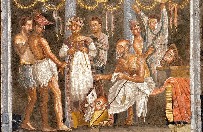 Спектакль в античном театре. Фреска II века до н. э. / Фото: pinterest.com