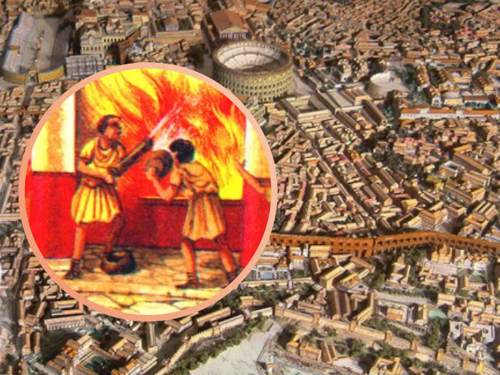 Улицы Древнего Рима были очень запутанными и узкими. В случае пожара или обрушения было довольно много пострадавших.
